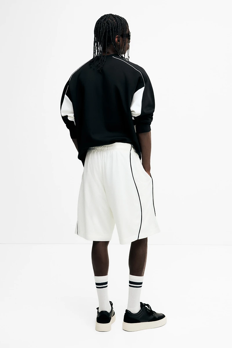 Relaxed-Fit Mesh Shorts