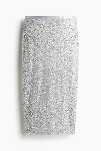 Sequined Pencil Skirt