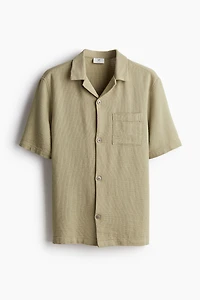 Regular Fit Textured Resort Shirt