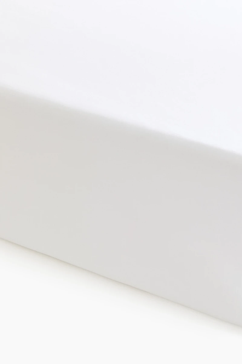 Drap contour lit double en coton