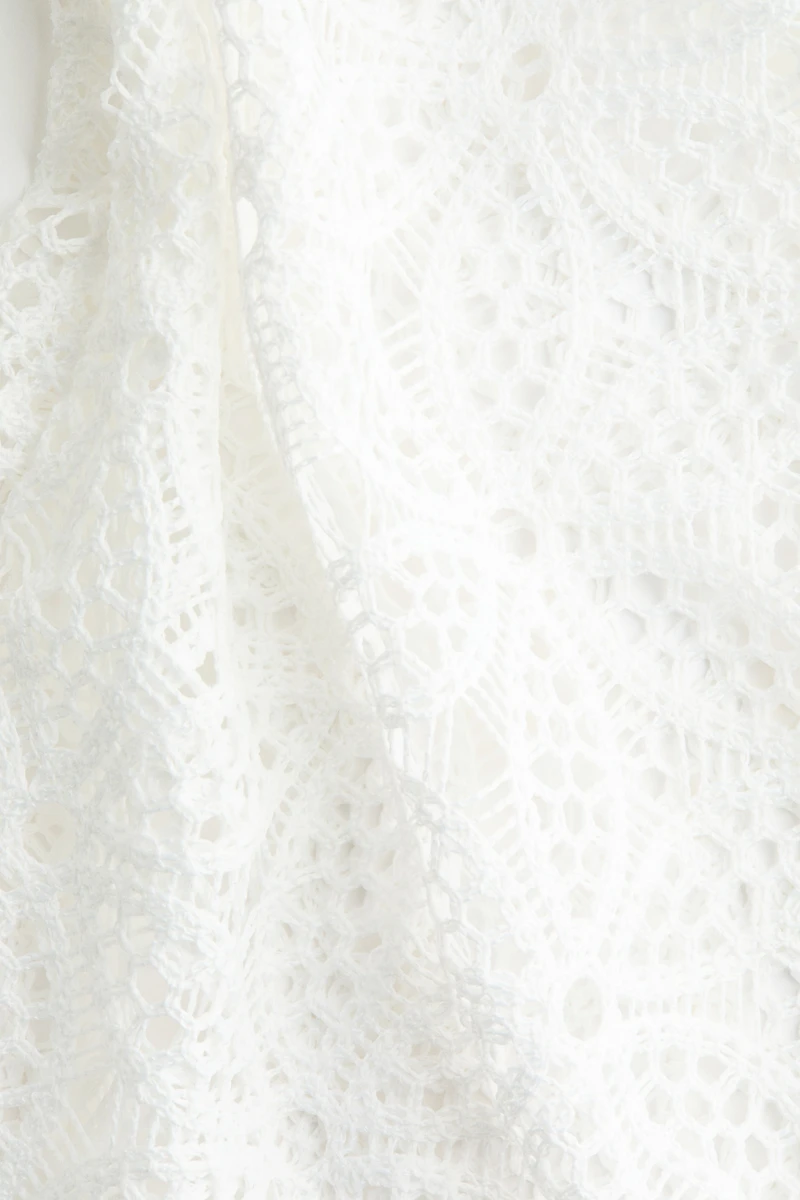 Wide-Leg Lace Pants