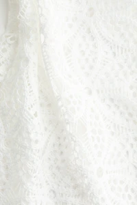 Wide-Leg Lace Pants