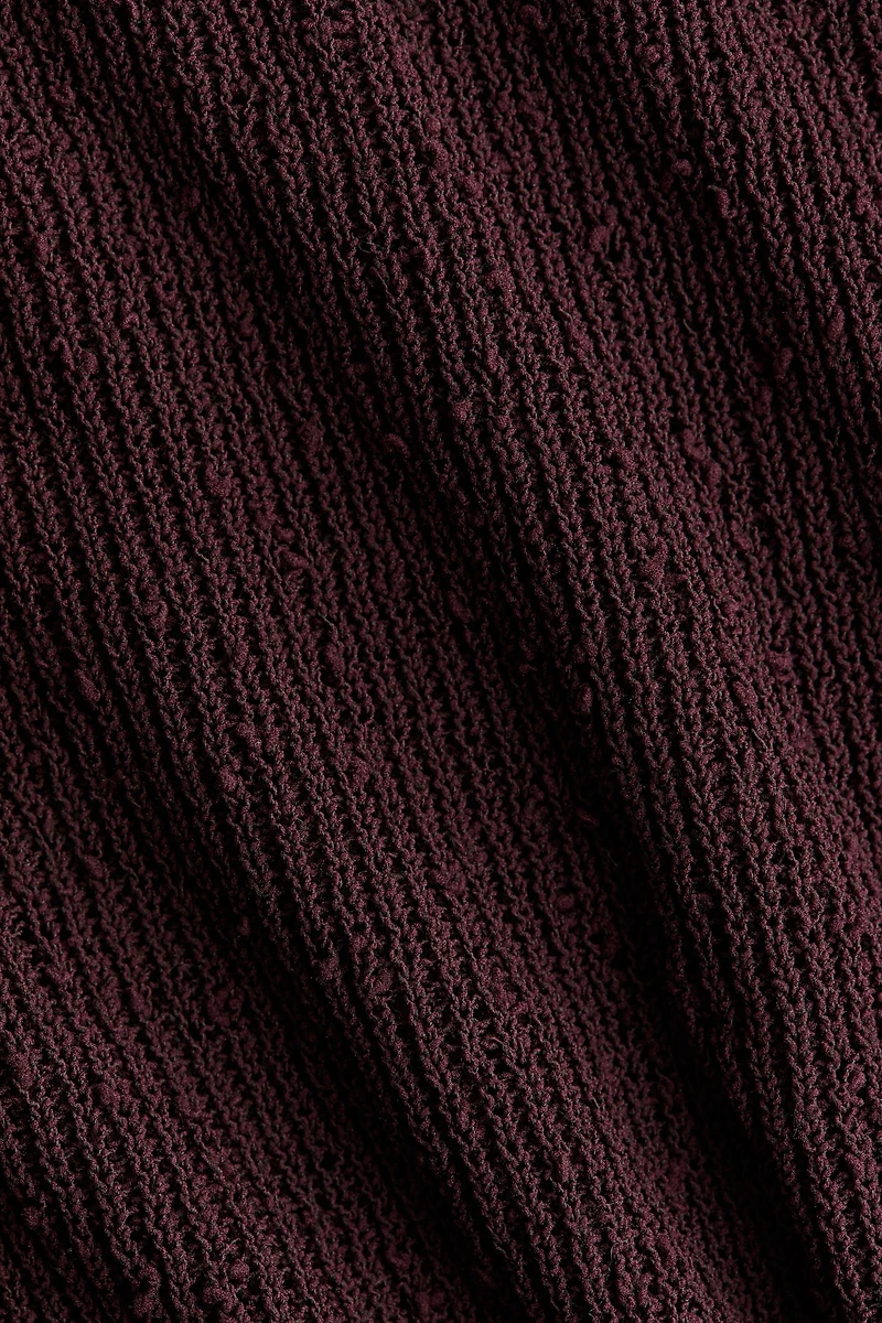 Knit Dress with Low-cut Back