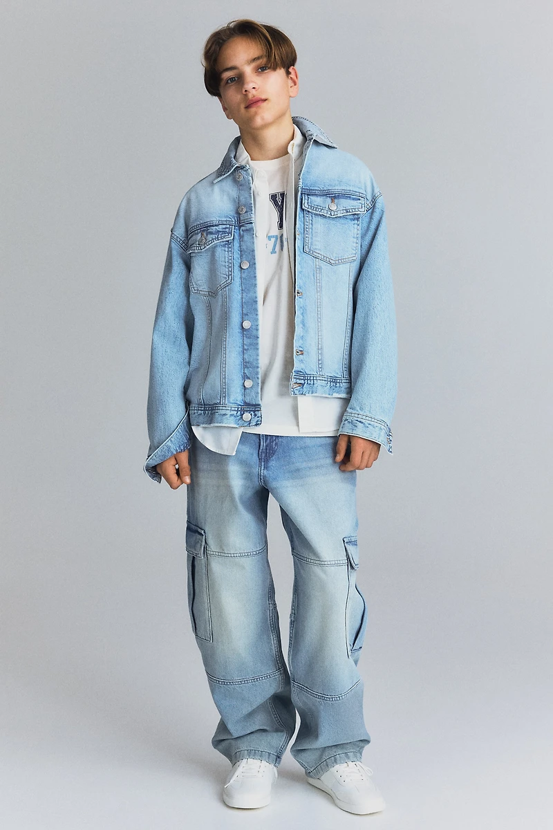 Jean cargo flottant