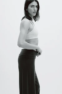 Foldover-Waist Pants