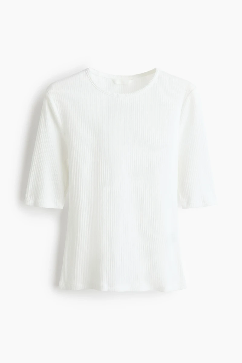 Pointelle Jersey T-Shirt