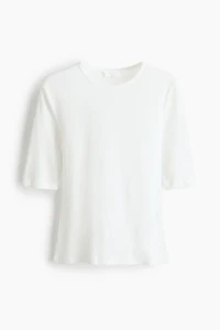 Pointelle Jersey T-Shirt