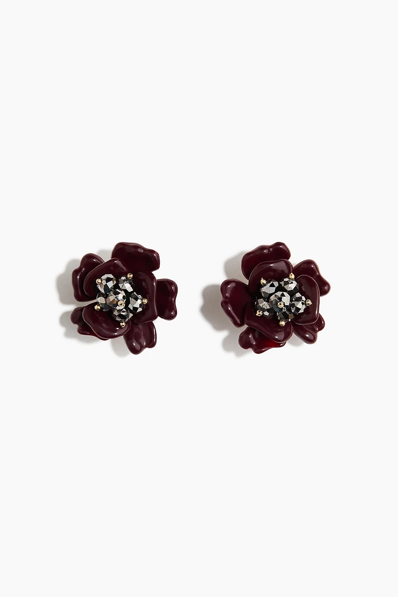 Flower-Shaped Earrings