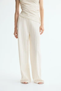 Cotton-Blend Pull-On Pants