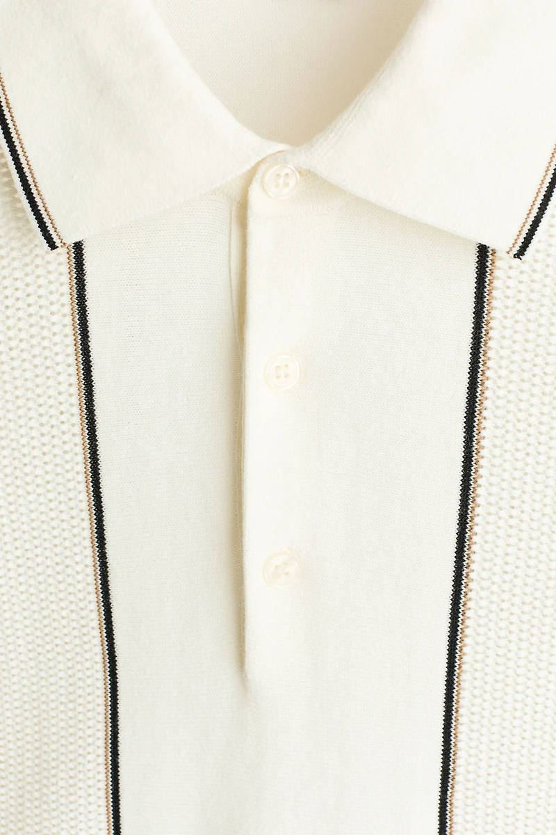 Polo classique en tricot de coton