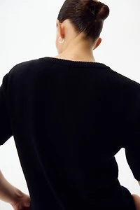 MAMA Rib-Knit Cardigan