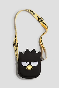 Sac à bandoulière en scuba avec appliqués