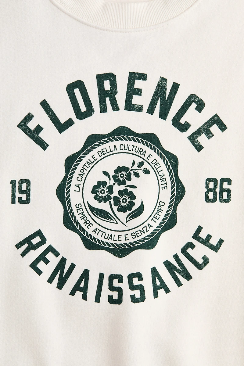 Chandail à motif imprimé