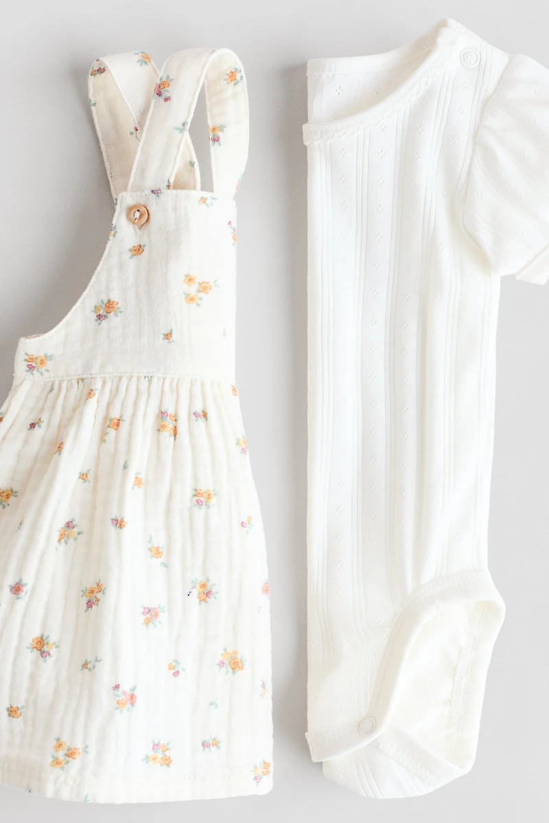 2-Piece Dress and Bodysuit Set