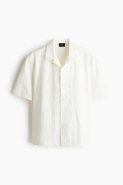 Regular-Fit Embroidered Resort Shirt