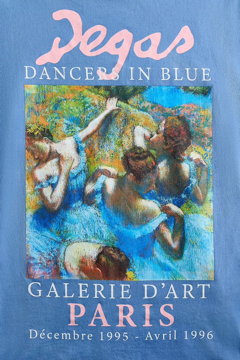 Oversized T-Shirt with Printed Motif