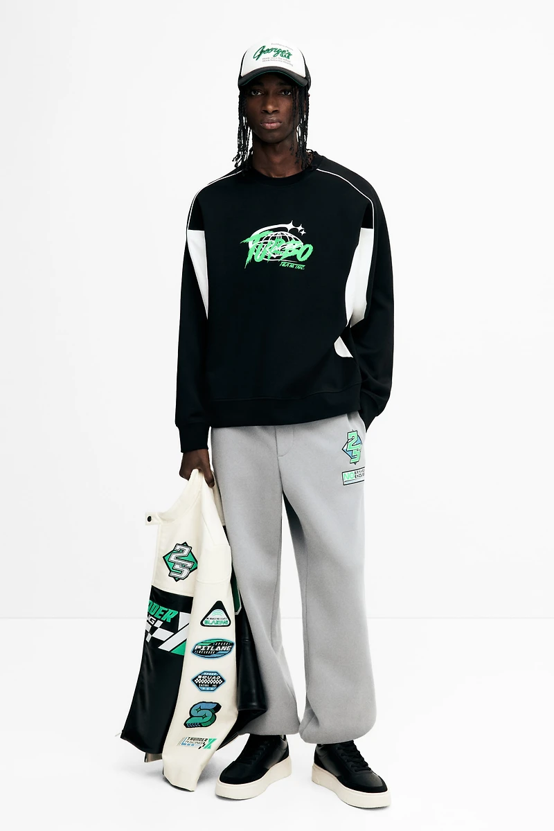 Loose-Fit Scuba Sweatshirt