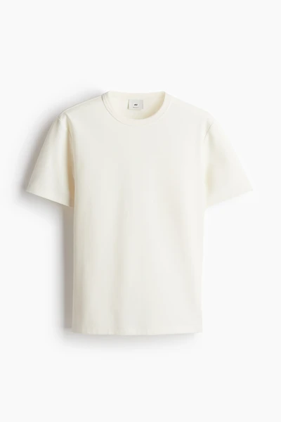 T-shirt gaufré Coupe Classique