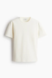 T-shirt gaufré Coupe Classique