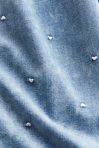2-Piece Top and Pants Denim Set