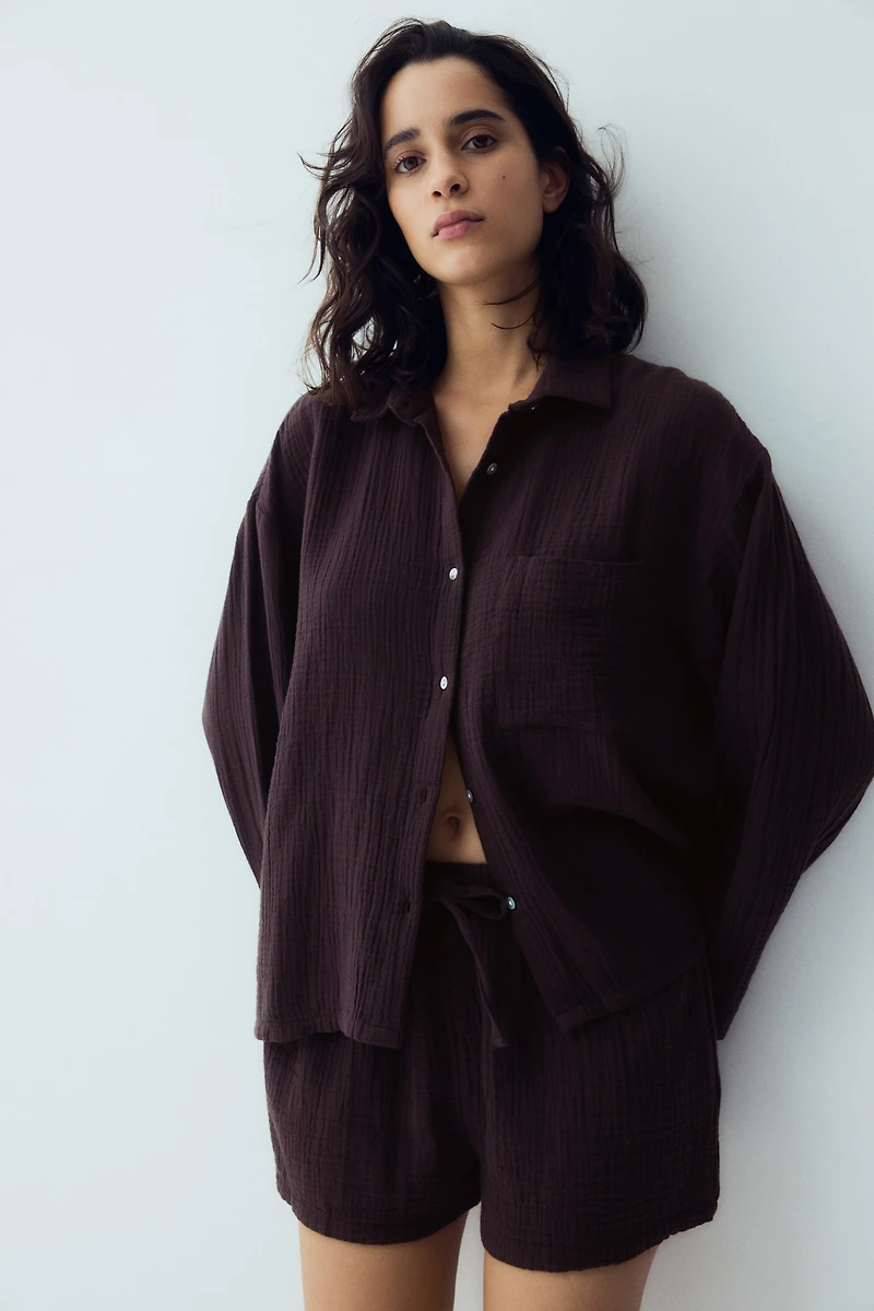 Pajama Shirt and Shorts