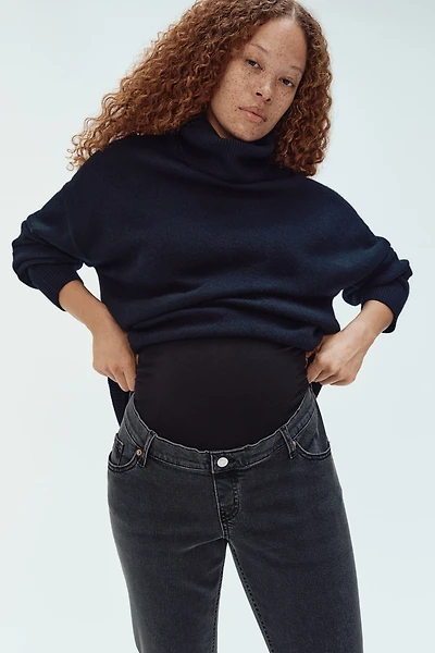 MAMA Slim Ankle Jeans