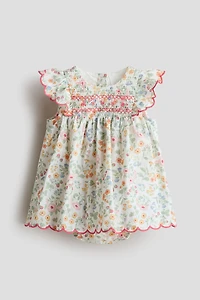 Cotton Bodysuit Dress