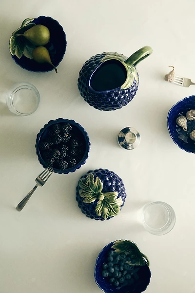 Pot figuratif en grès cérame