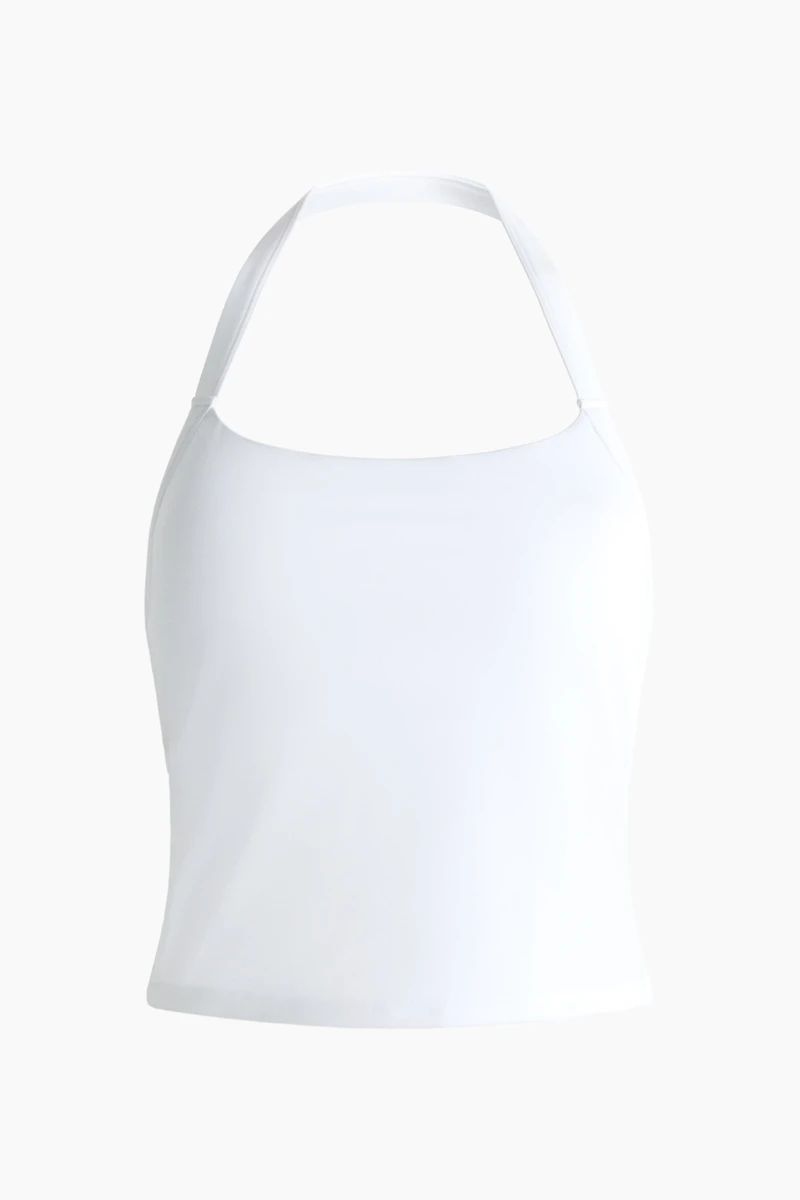Halterneck Sports Tank Top with SoftMove™