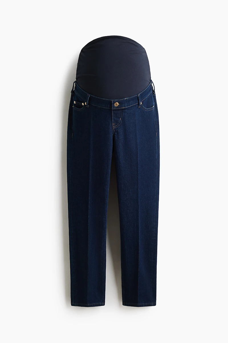 MAMA Slim Straight Ankle Jeans