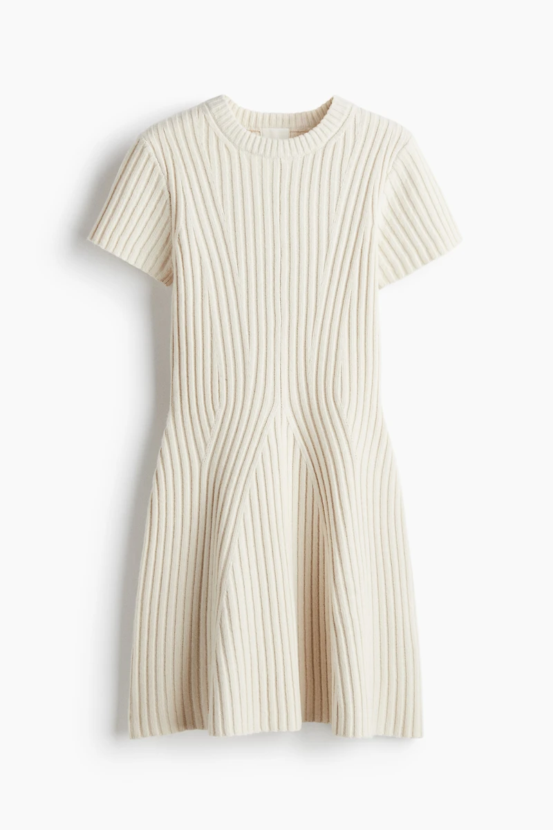 Rib-Knit Dress
