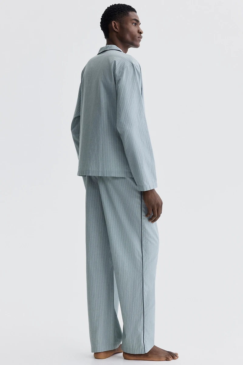 Cotton Pajama Shirt and Pants
