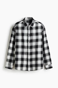 Relaxed-Fit Flannel Shirt