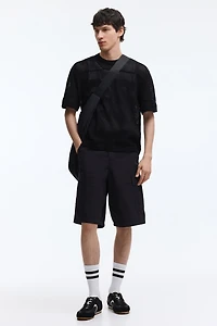Loose-Fit Cotton Cargo Shorts