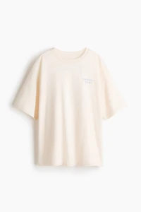 Oversized T-Shirt with Printed Motif