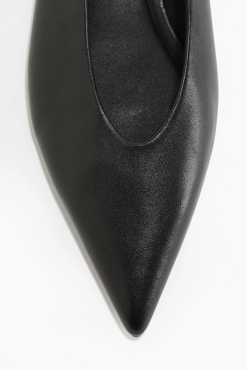 Leather Slingbacks