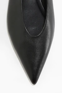 Leather Slingbacks