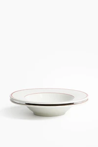 2-Pack Deep Porcelain Plates