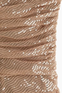 Sequined Evening Gown