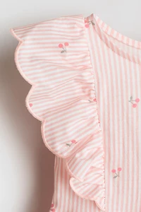 Robe à volants en coton