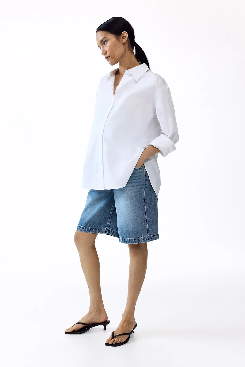 MAMA Denim Bermuda Shorts