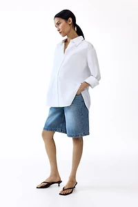 MAMA Denim Bermuda Shorts