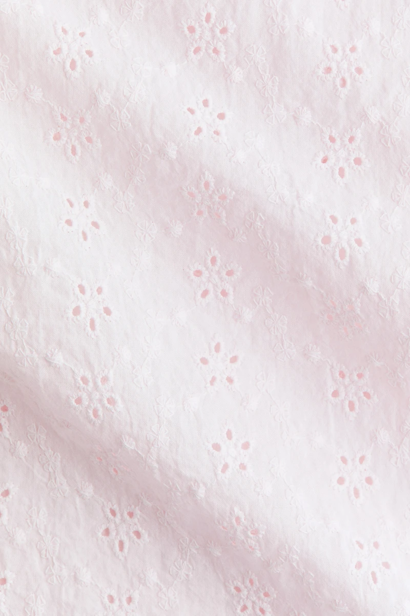 Eyelet-Embroidered Pants