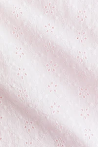 Eyelet-Embroidered Pants