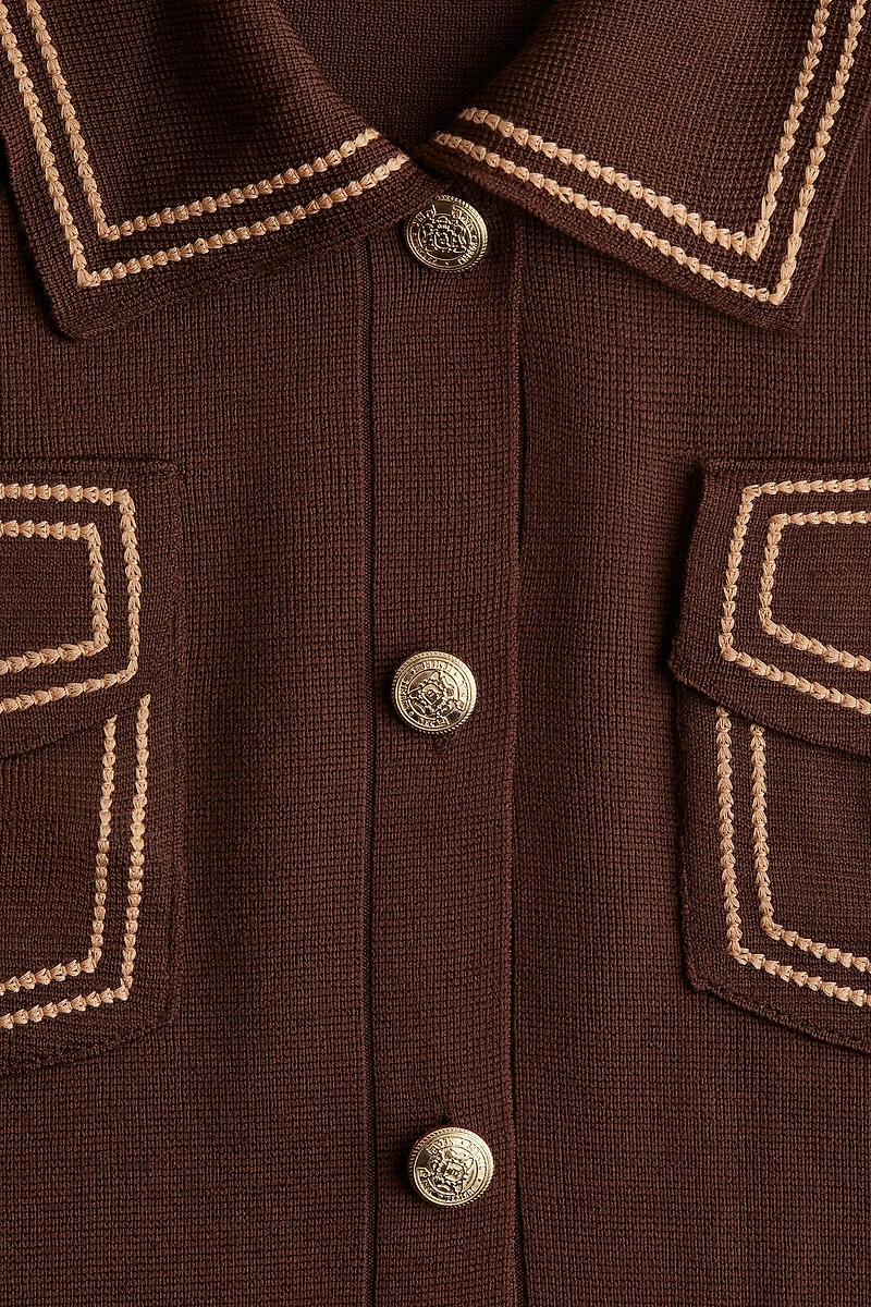 Cardigan with Collar