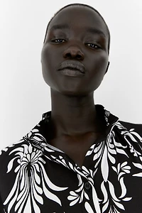 Robe midi avec col