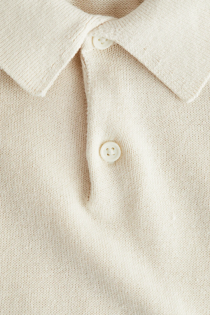 Polo en tricot fin