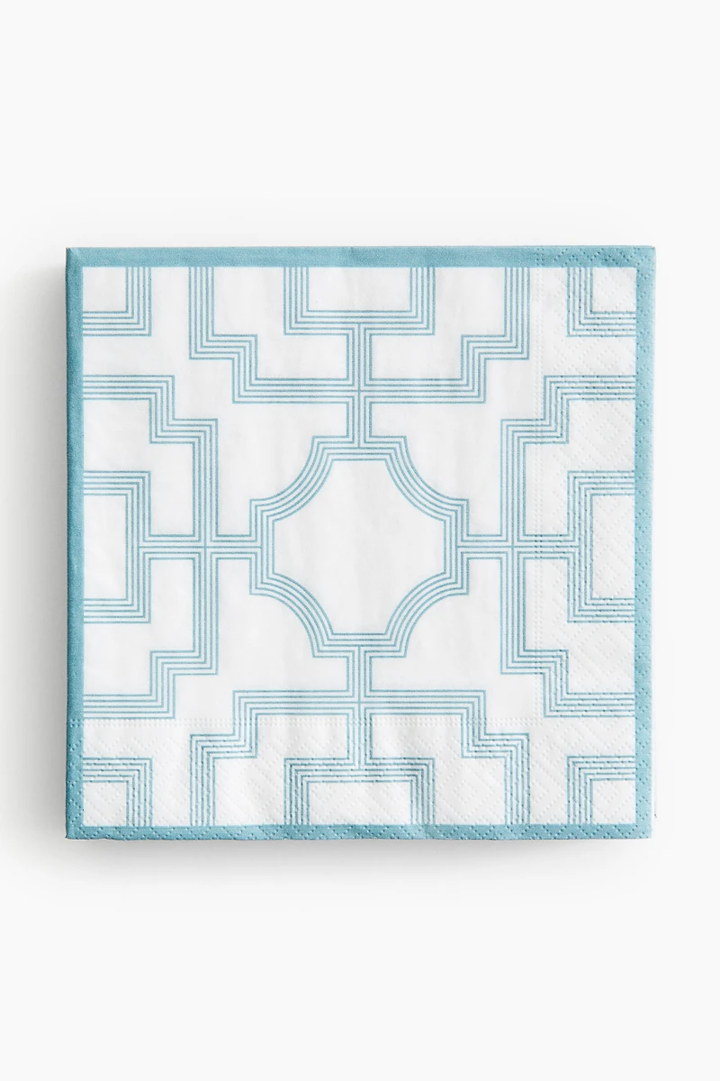 20-pack Patterned Paper Napkins