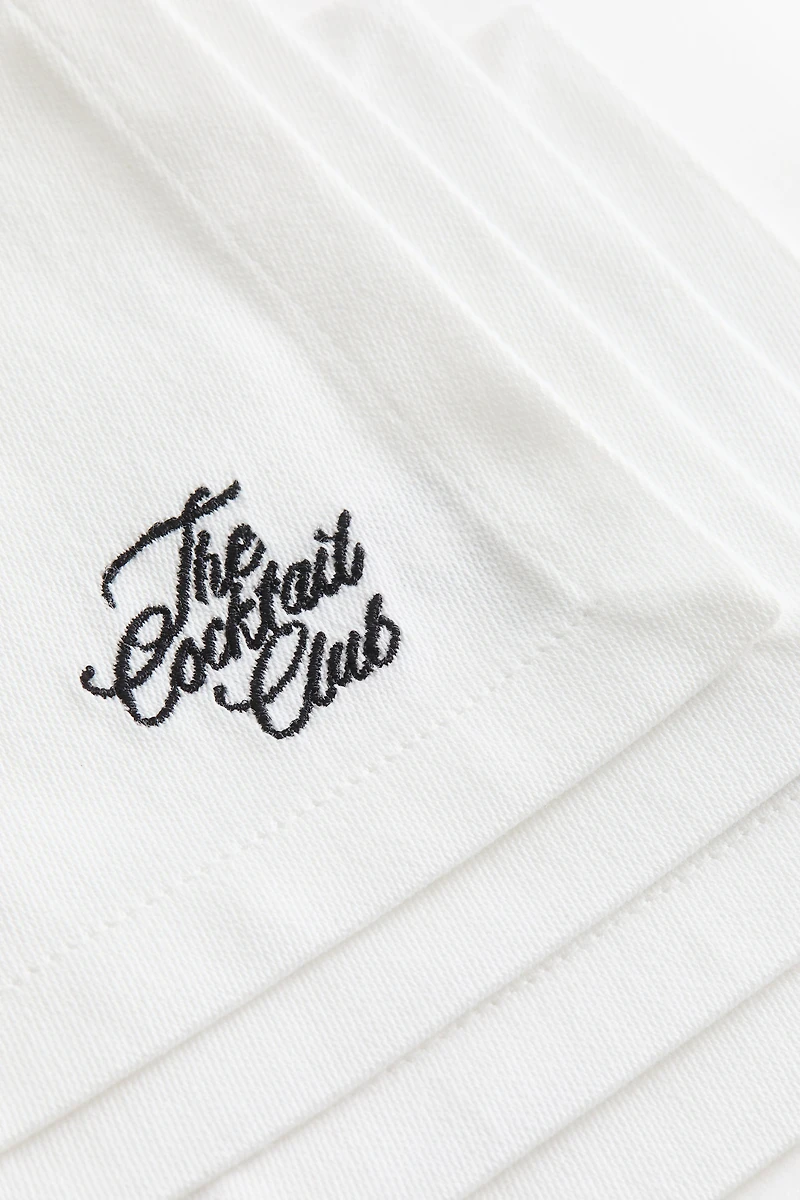 4-Pack Embroidered Coasters