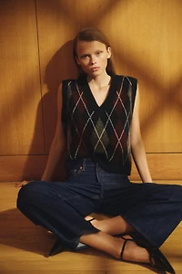 High Rise Wide-cut Jeans